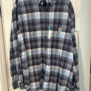Carhartt Blue Casual Button Down Shirt